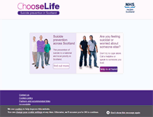 Tablet Screenshot of chooselife.net